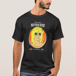 Camiseta Rock N Roll Nunca Morre - Seja Rockstar - Rockmusi