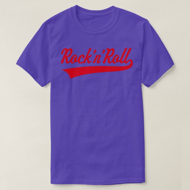 Camiseta Rock n Roll Red (Frente do Design)