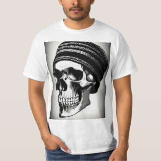 Camiseta Rock 'n Roll Skull Tattoo T-Shirt