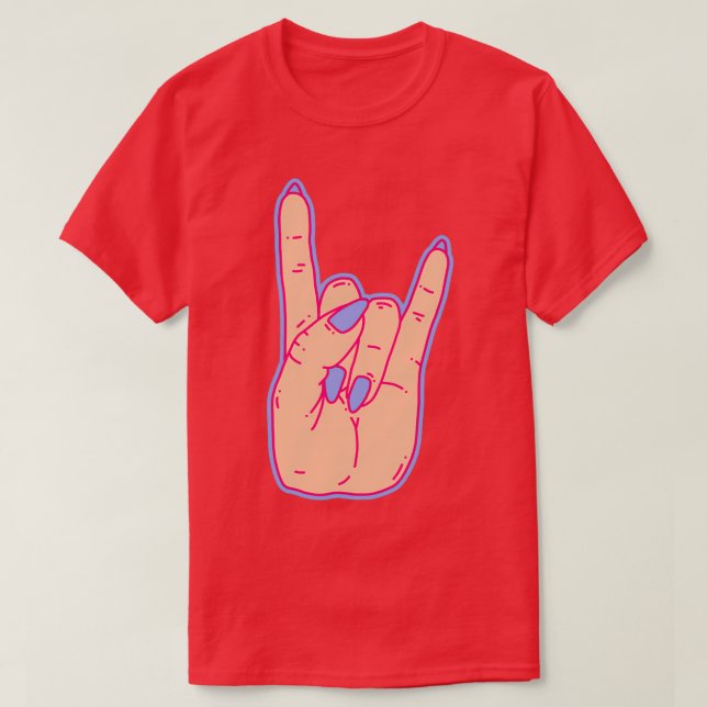 Camiseta Rock On (Frente do Design)