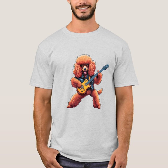 Camiseta Rock On com Poodles (Frente)