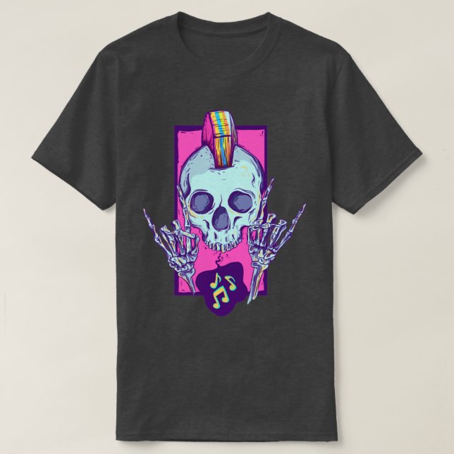 Camiseta Rock on punk crull (Frente do Design)