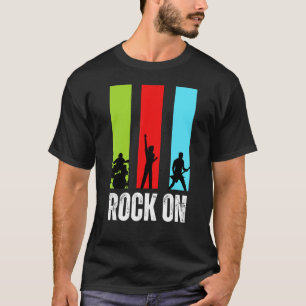 Camiseta Rock On Rock Music Fan Do Rock N Roll