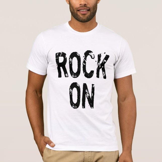 Camiseta Rock On Rock Off (Frente)