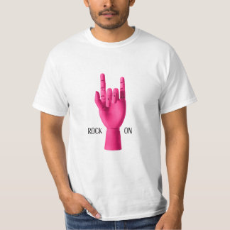 Camiseta Rock On T-shirt para homens