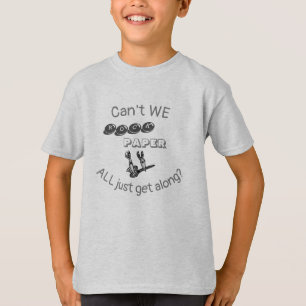 Camiseta Rock, Papel, Tesoura T-Shirt