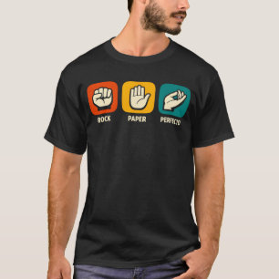 Camiseta Rock Paper Perfecto Beijo de Chef Restaurante Chef