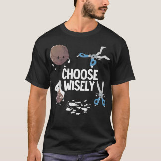 Camiseta Rock Paper Scissors Choose