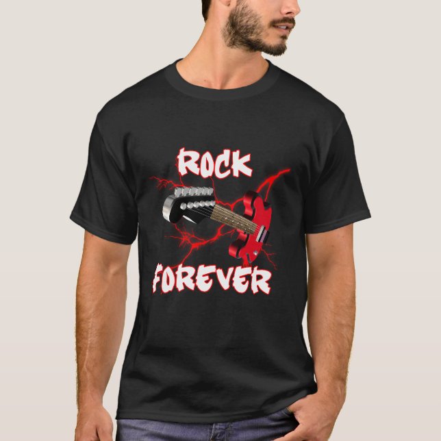 Camiseta Rock para sempre (Frente)