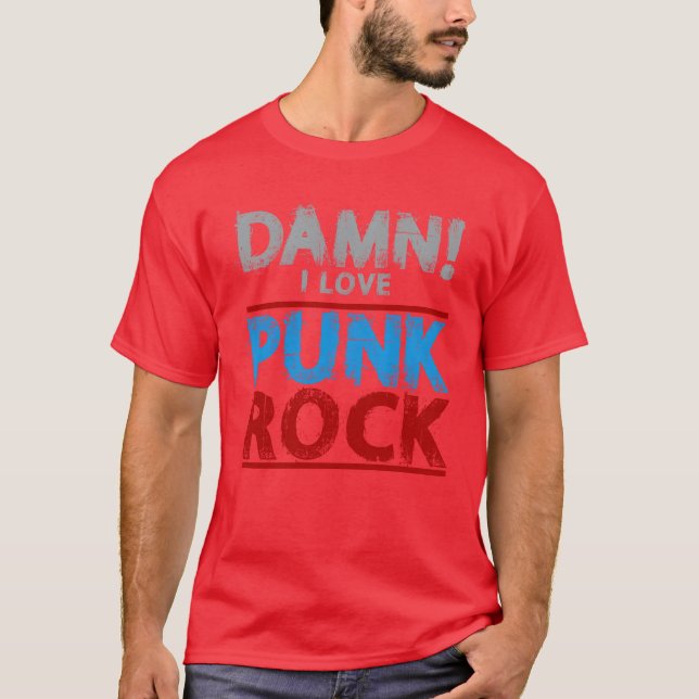 Camiseta Rock retrô punk (Frente)