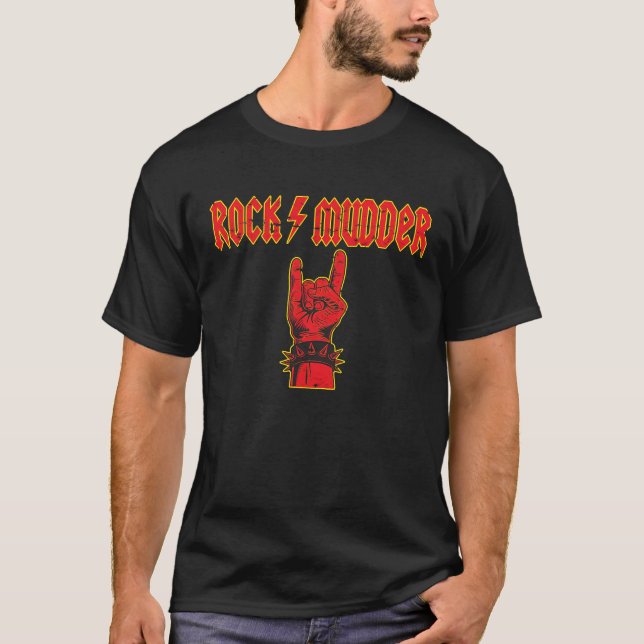 Camiseta Rock & Roll Devil Saudações Rocker Rock Muder (Frente)