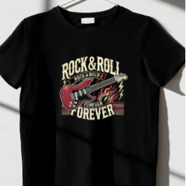 Camiseta "Rock & Roll Forever."