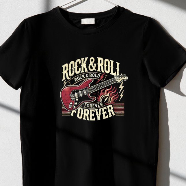Camiseta "Rock & Roll Forever." (Criador carregado)