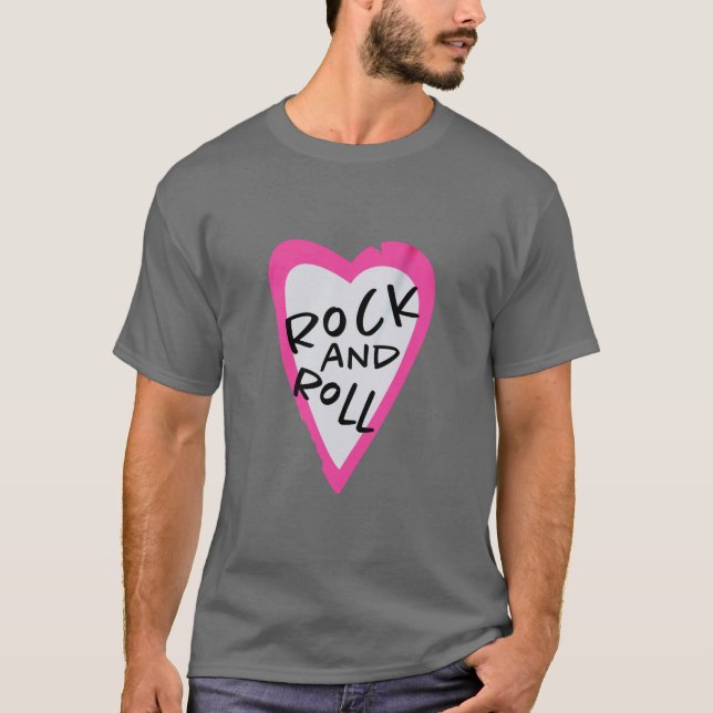 Camiseta Rock & Roll Heart (Frente)