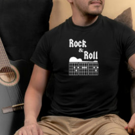 Camiseta Rock & Roll Pai Tee - t-shirt de presente de Dia d