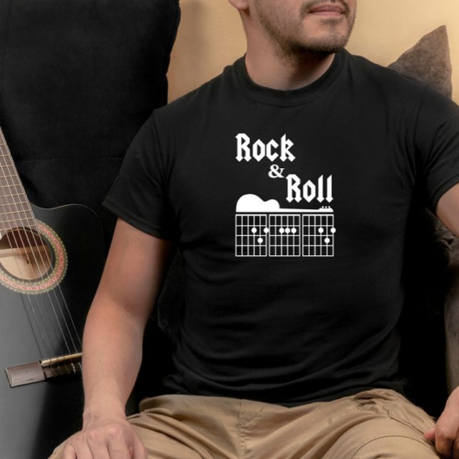 Camiseta Rock & Roll Pai Tee - t-shirt de presente de Dia d (Criador carregado)