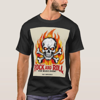 Camiseta Rock & Roll Rebellion Tee
