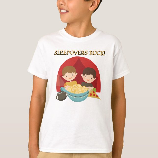 Camiseta Rock Sleepovers (Frente)