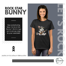Camiseta Rock Star Bunny