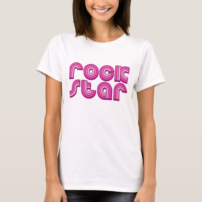 Camiseta Rock Star Retro - t-shirt (Frente)