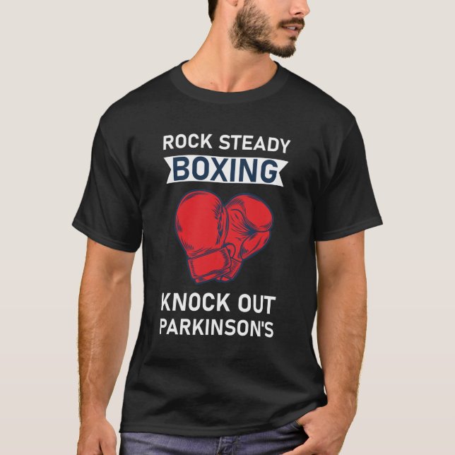 Camiseta Rock Steady Boxing Bata Parkinson (Frente)