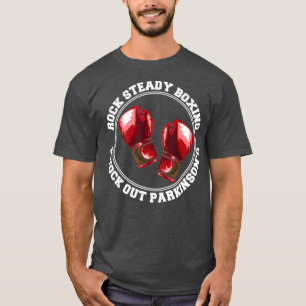CAMISETA ROCK STEADY BOXING KNOCK OUT PARKINSONS LUTAR