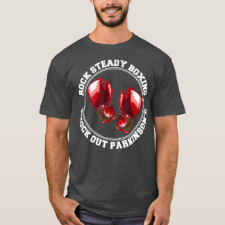 CAMISETA ROCK STEADY BOXING KNOCK OUT PARKINSONS LUTAR