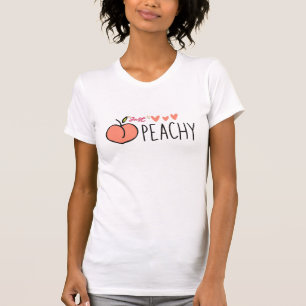 Camiseta Rock Summer com apenas pêssego: o sentimento bom