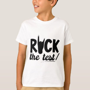 Camiseta Rock The Test Day Exam For Teacher Student