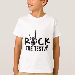Camiseta Rock The Test Day Exam For Teacher Student