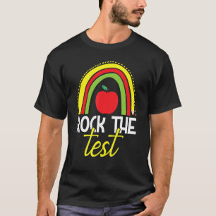Camiseta Rock The Test Day Rainbow Testing Day Study Study