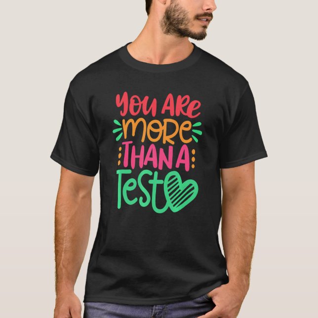 Camiseta Rock The Test Day Teacher Testing Day Rainbow (Frente)