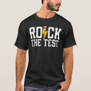 Camiseta Rock The Test Funny Day Motivação O Teste