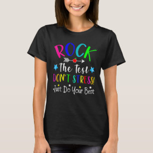 Camiseta Rock The Test Pre-K Preschool Students