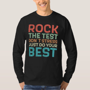 Camiseta Rock The Test - Professor