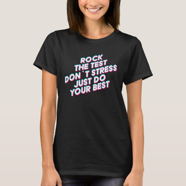 Camiseta Rock The Test - Professor 1 (Frente)
