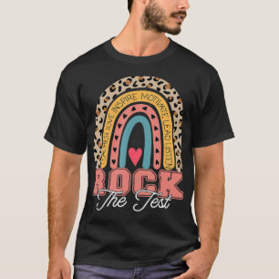 Camiseta Rock The Test Rainbow Motivational Testing Day Tea