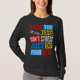 Camiseta Rock The Test Retro Vintage Testing Day Professor