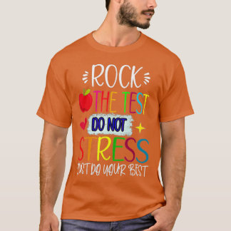 Camiseta Rock The Test Teacher Day Testing Day (Dia de Test