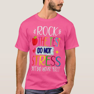 Camiseta Rock The Test Teacher Day Testing Day (Dia de Test
