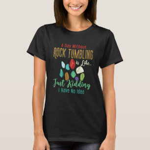Camiseta Rock Tumbling Stone Polonês Kit Iniciante Máquina