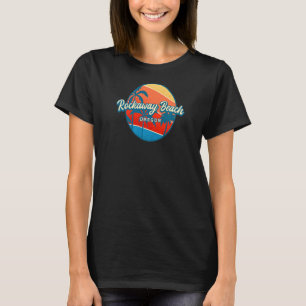 Camiseta Rockaway Beach Oregon Summer Ou Tra Pai Tropical