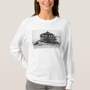 Camiseta Rockaway, fotografia do hotel de Lytle do lago