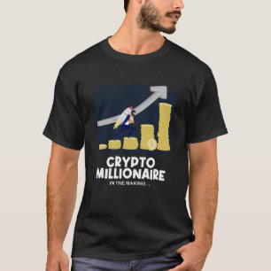 Camiseta Rocket Bitmoney Para A Lua Crypto Millionaire