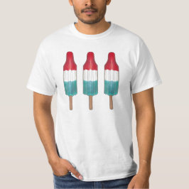 Camiseta Rocket Pop picle Red White Blue 4 de julho EUA