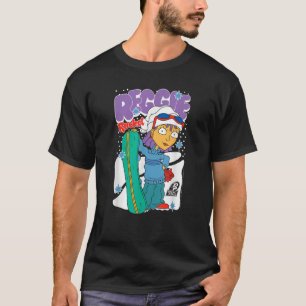 Camiseta Rocket Power Reggie Snowboarding Cartoon Retro