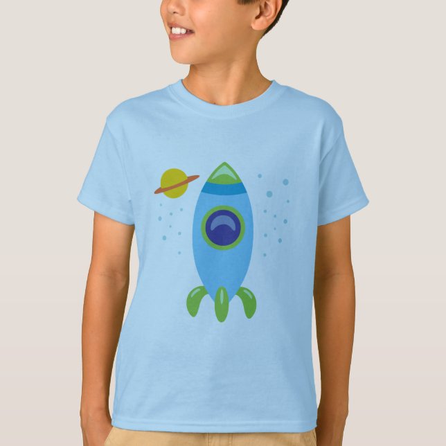 Camiseta Rocket Retro (Frente)