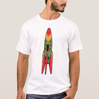 Camiseta Rocket retro - cor