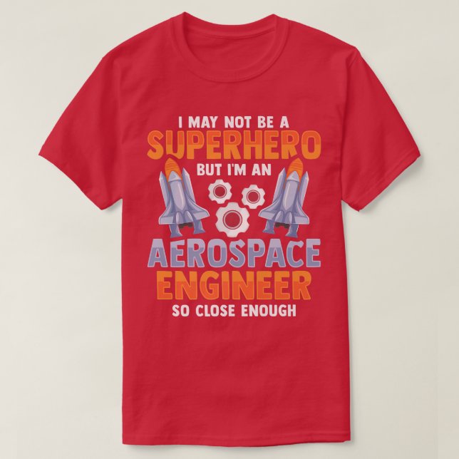 Camiseta Rocket Science Design for an Aerospace Engineer Pr (Frente do Design)