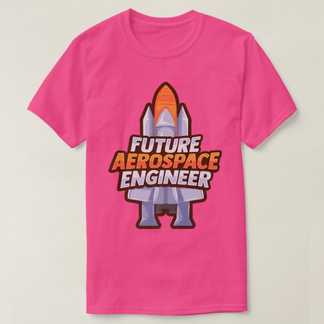Camiseta Rocket Science Design for an Aerospace Engineer St (Frente do Design)